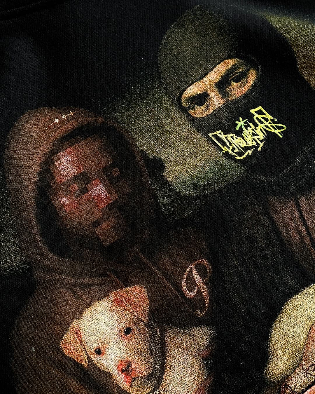 HOODIE OVERSIZE Goat Negro - imagen 7