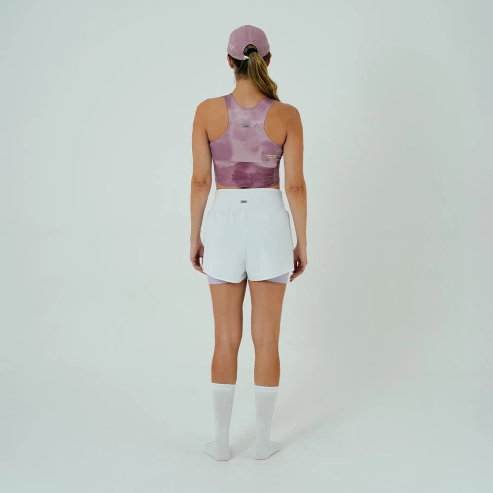 PANTALONETA RUNNING/PÁDEL BREEZE WHITE PARA MUJER - imagen 2