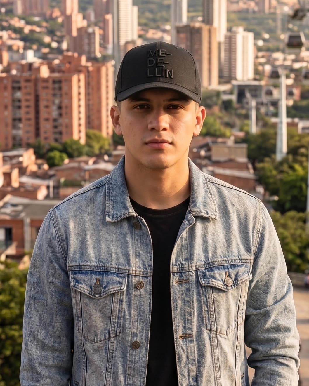 Gorra Medellin Negro-Negro - imagen 1