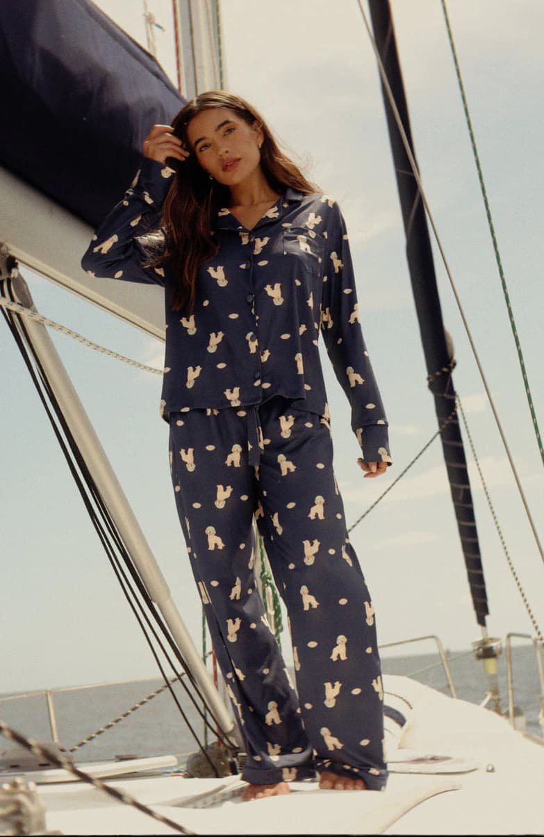 Set Pantalon Amsterdam Dachshund Navy - imagen 1