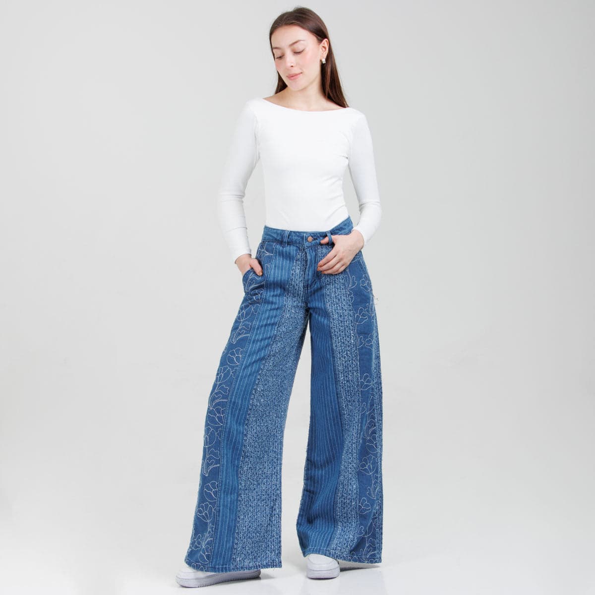 Jean Axspen Wide Leg Ax-3055 Rigido - imagen 3