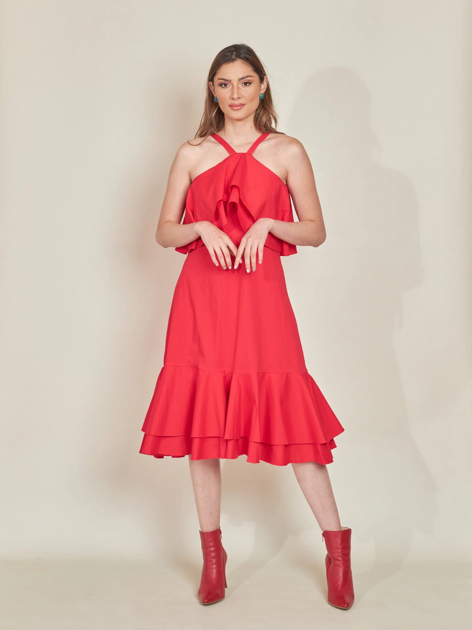 Vestido Canarias Rojo - imagen 1