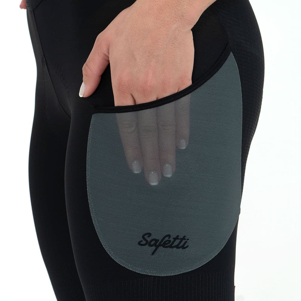 PANTALONETA CICLISMO EVANS CARGO GRIGIO PARA MUJER - imagen 4