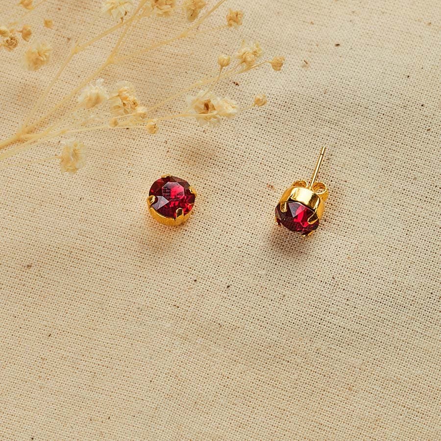 Topos de Cristal Rojo Rubí