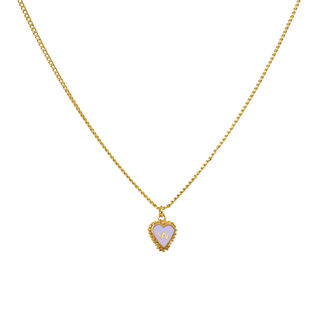 Cadena 1 Letra Heart Morado - imagen 24
