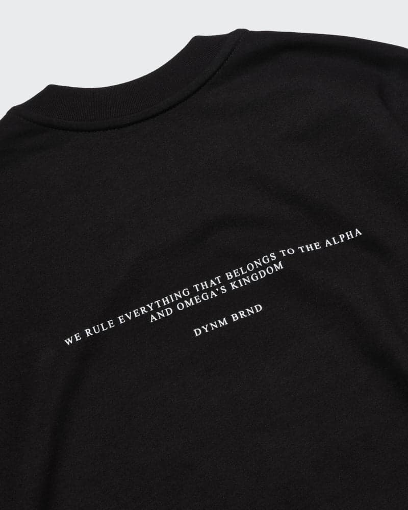 Camiseta Negra Oversize Alpha - imagen 6