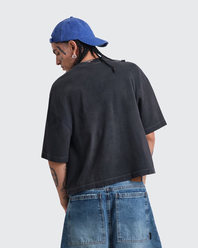 Camiseta Gris Boxy The Spins - imagen 2