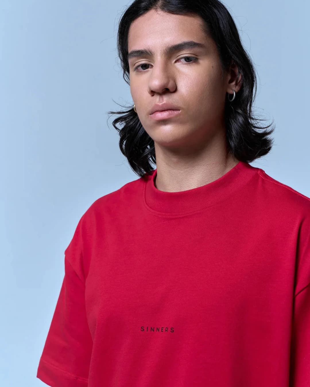 CENTER LOGO RED BOXY T-SHIRT - imagen 2