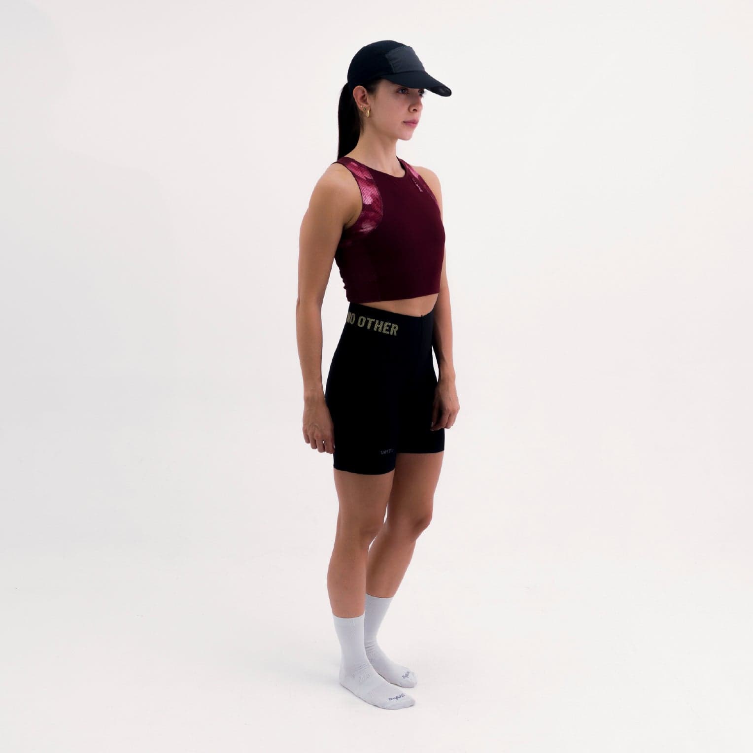 CROPTOP RUNNING/PÁDEL POCKET WINE PARA MUJER - imagen 3