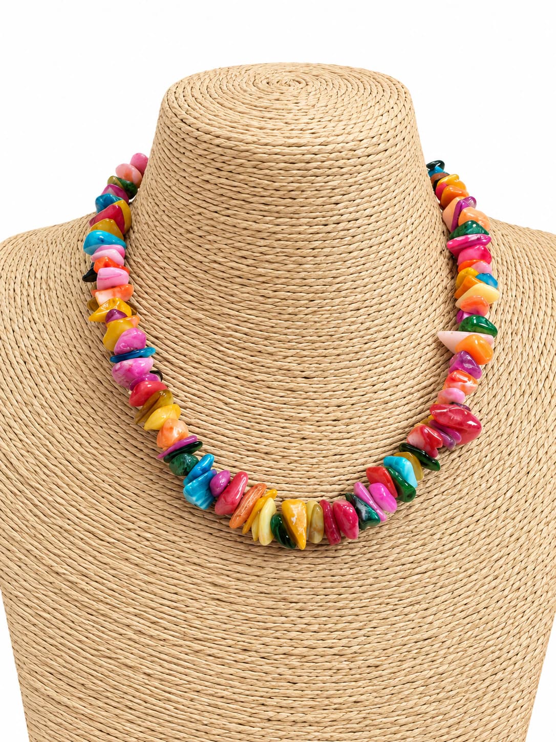 Collar Piedra Picada Multicolor - imagen 1