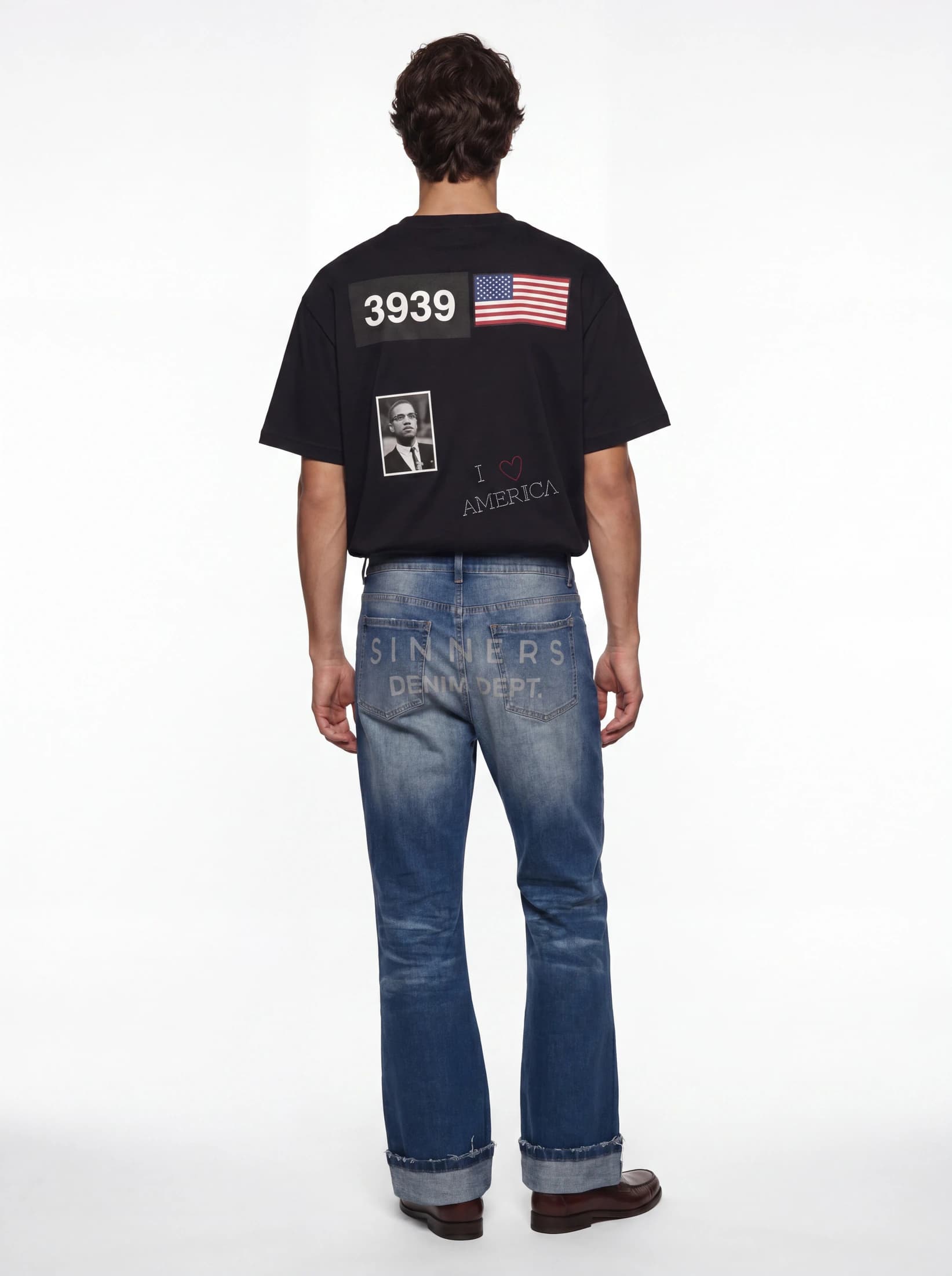 I <3 AMERICA BLACK T-SHIRT - imagen 7