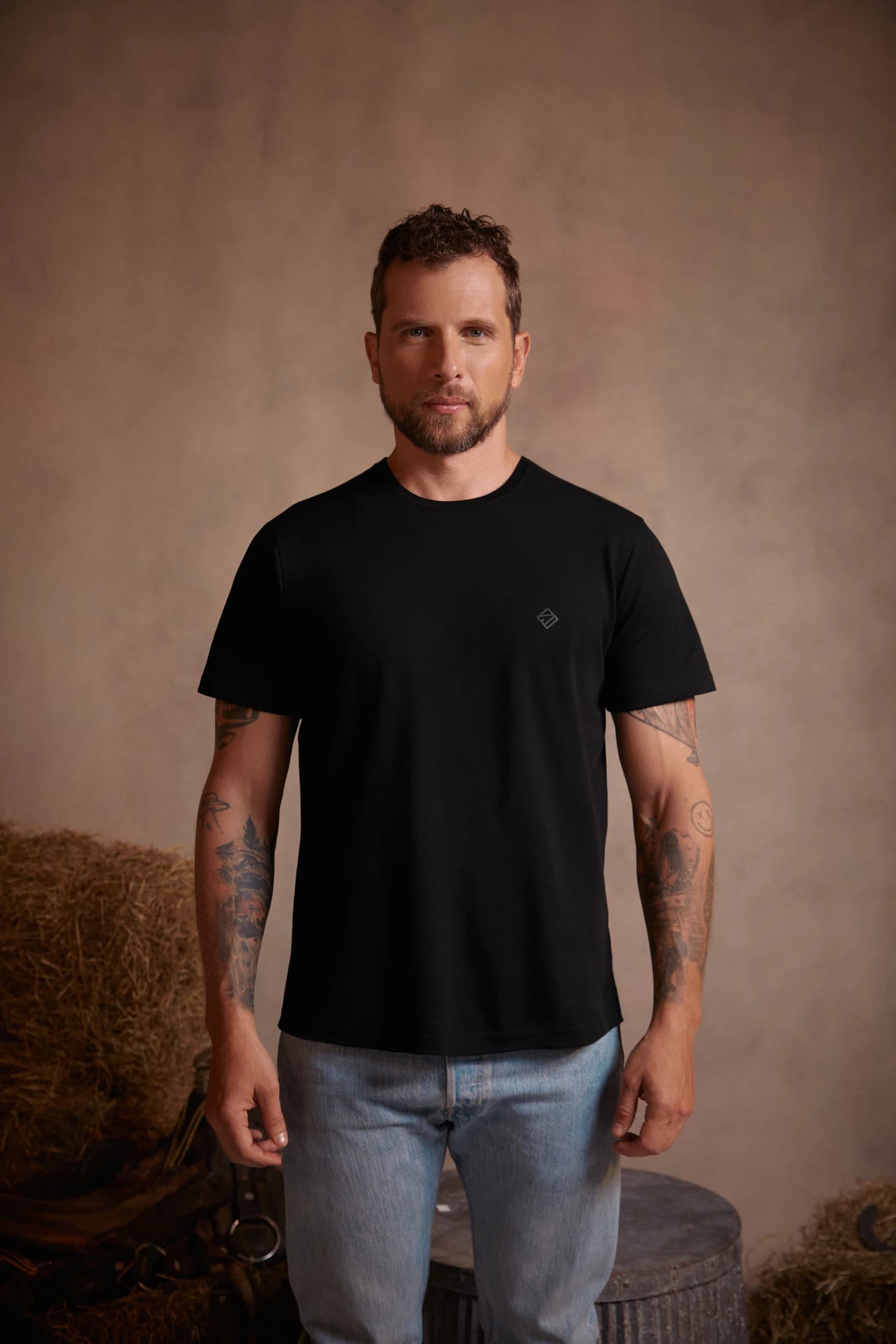 2-PACK Camisetas (Azul-Negra) - imagen 4