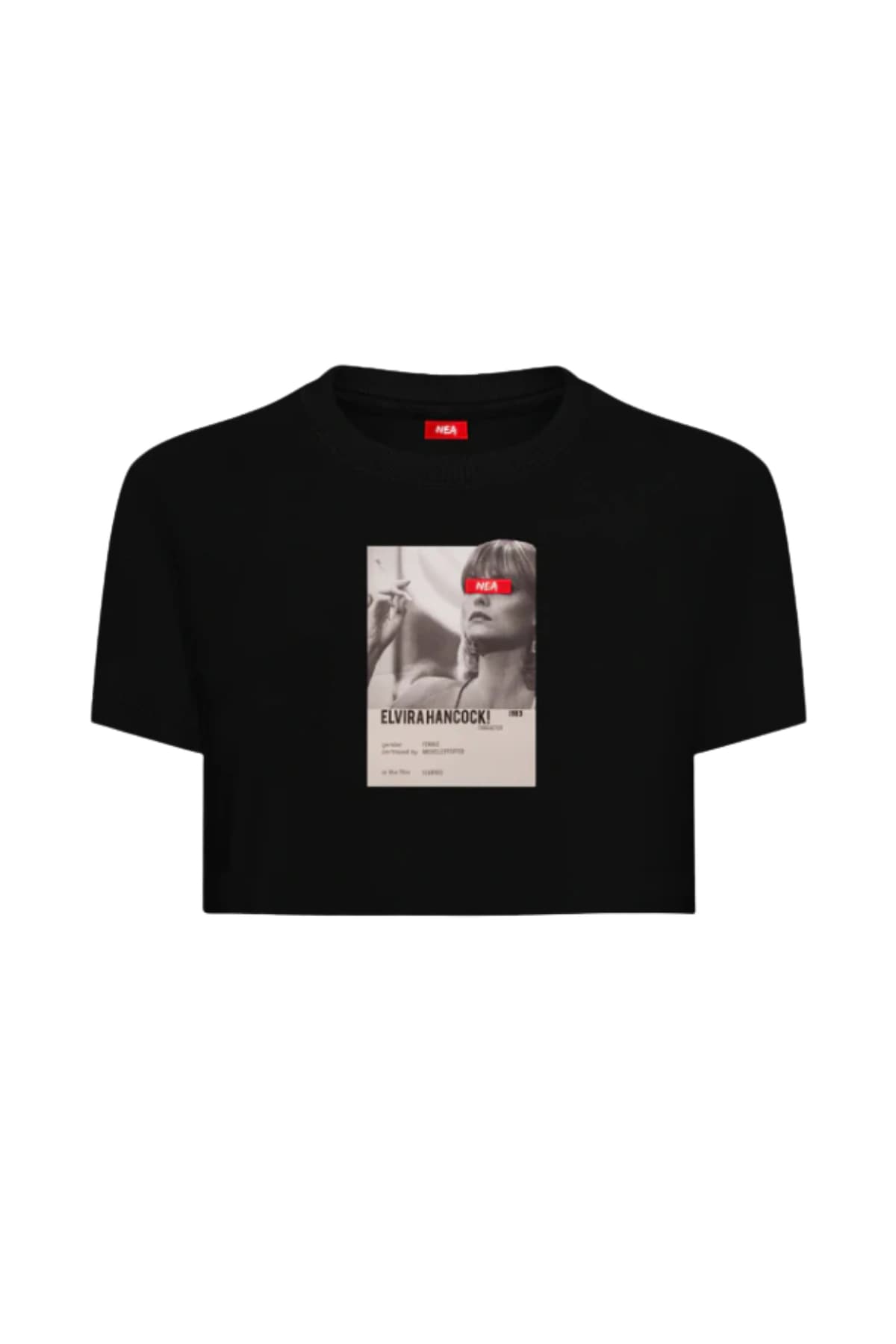 CROP TOP TAMMY NEGRO NEA - imagen 1