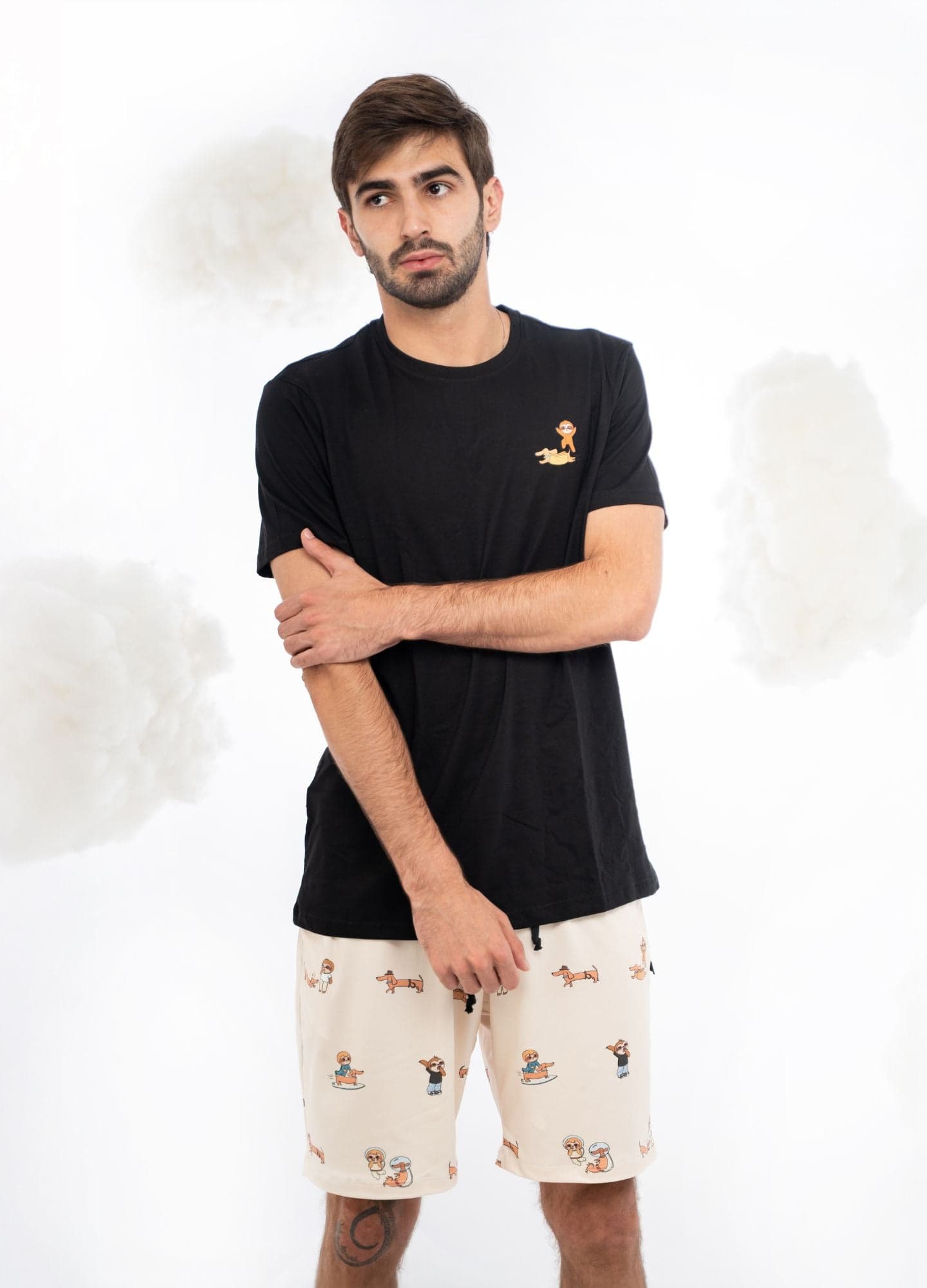 Conjunto Short Calle y Jero - Crema - imagen 1