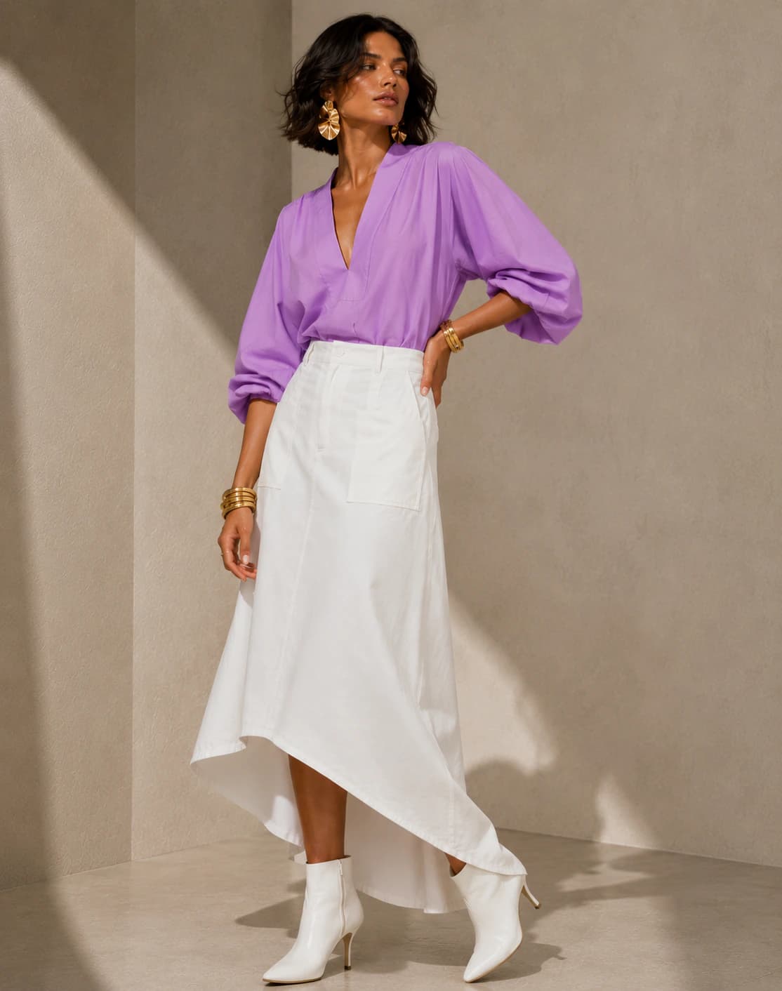 Blusa Polonia lila - imagen 3