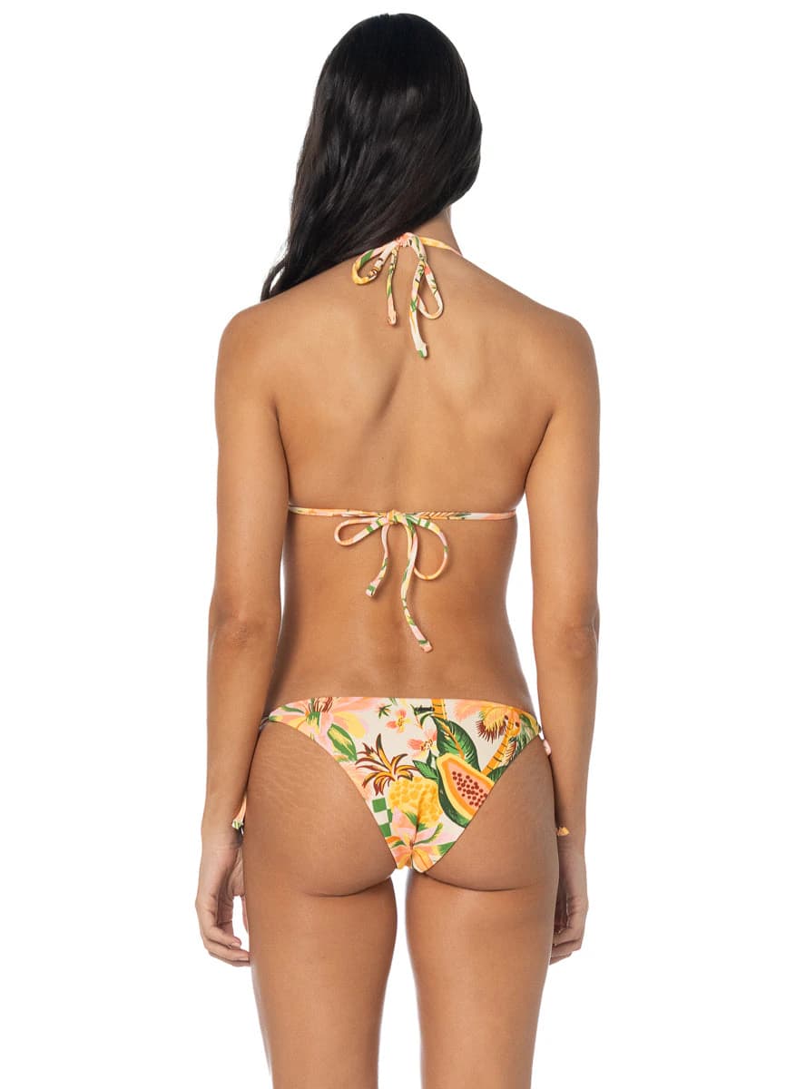 Maaji Bloom Mosaic Sunning Low Rise Tie Side Bikini Bottom - imagen 1