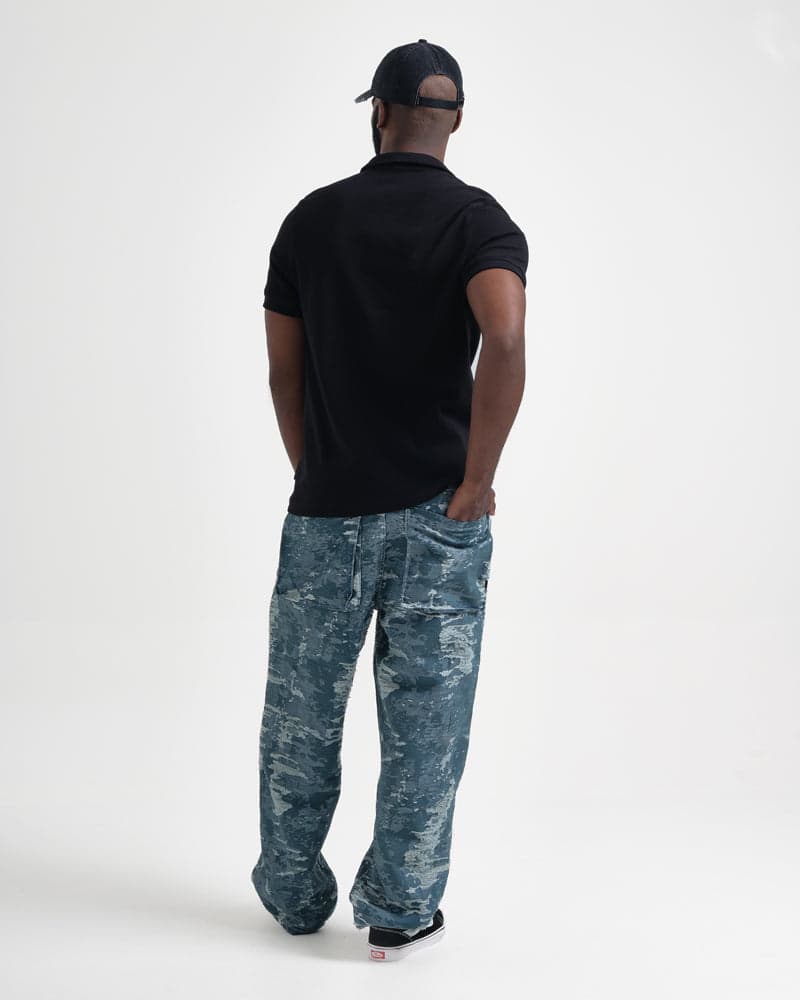 Polo Relaxed Fit Negro - imagen 3
