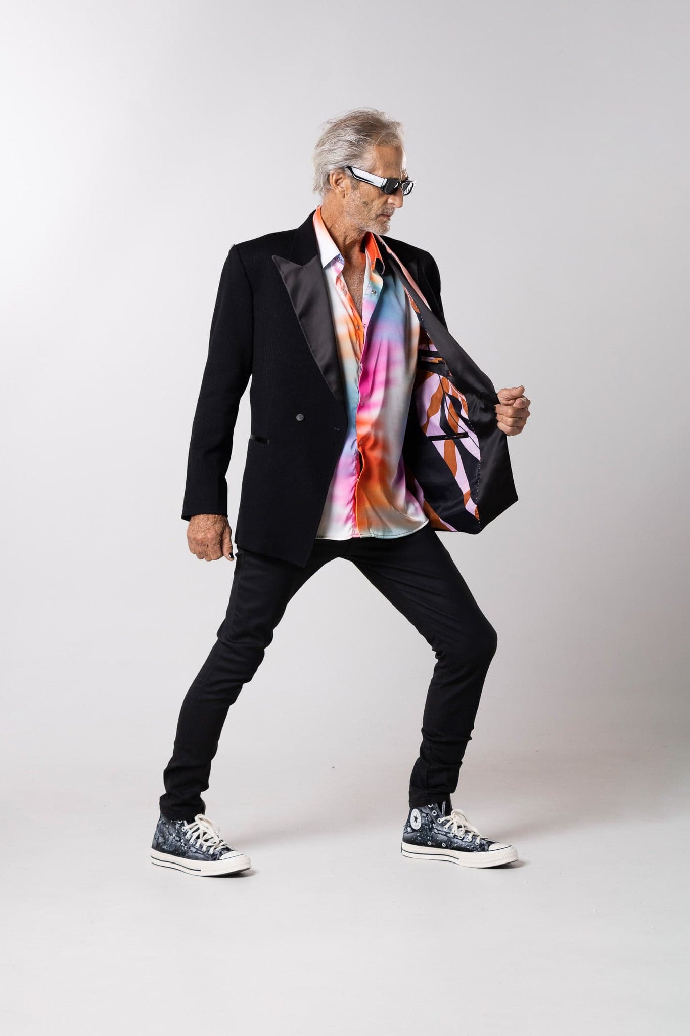 SKINNY JEAN RAMONES LEATHER
