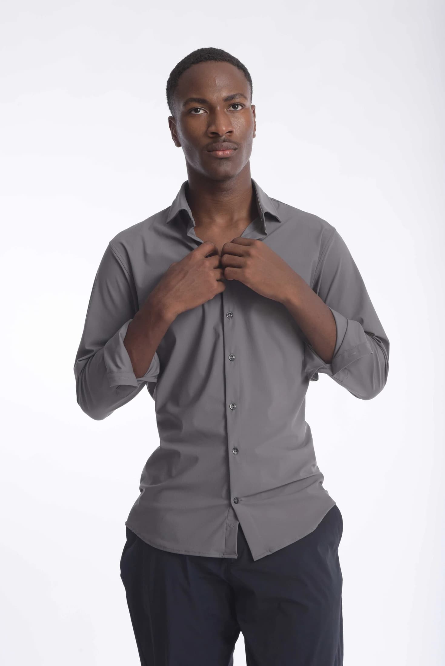 Camisa High Performance Gris - imagen 2