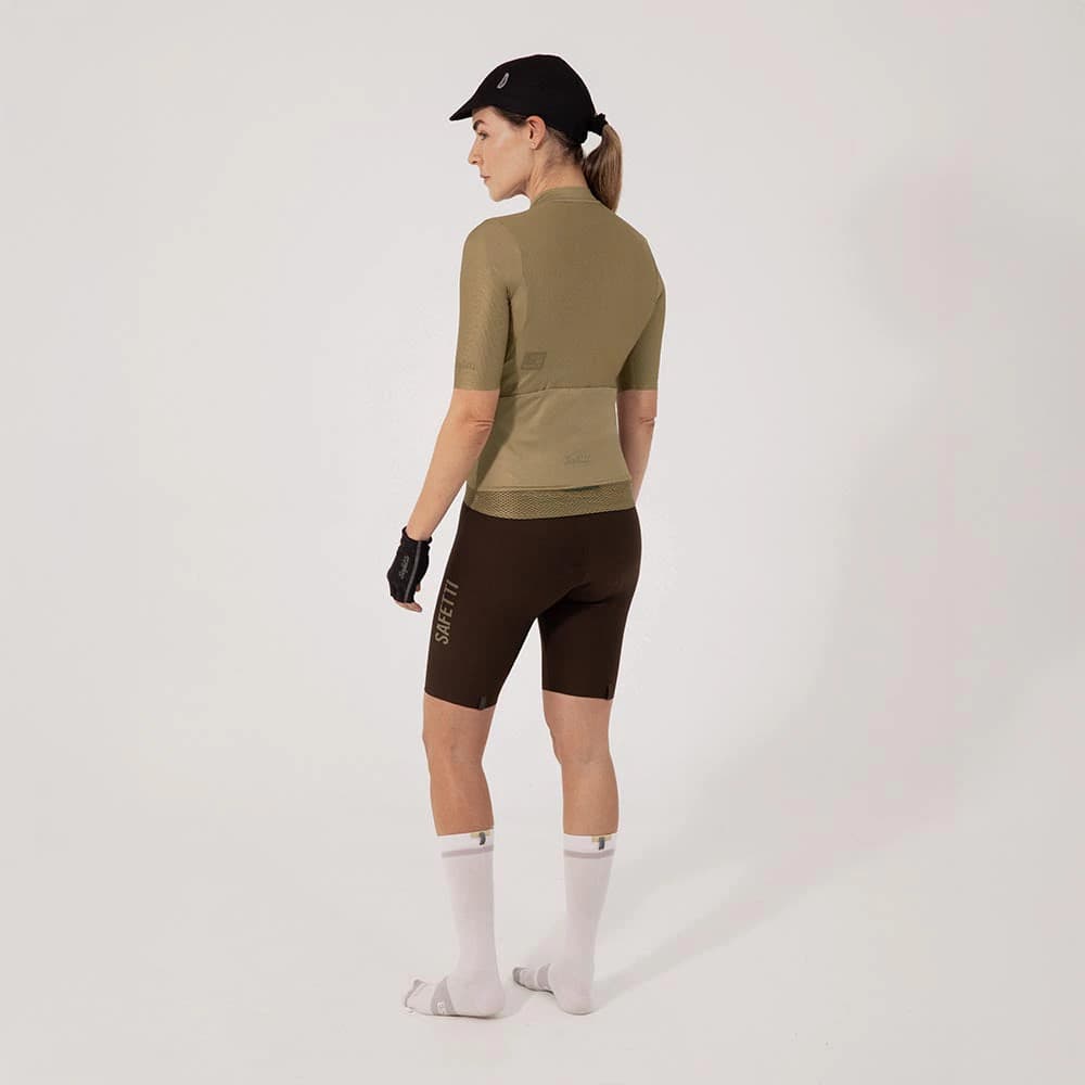 CAMISA CICLISMO MANGA CORTA ESSENTIAL GOLD PARA MUJER - imagen 2
