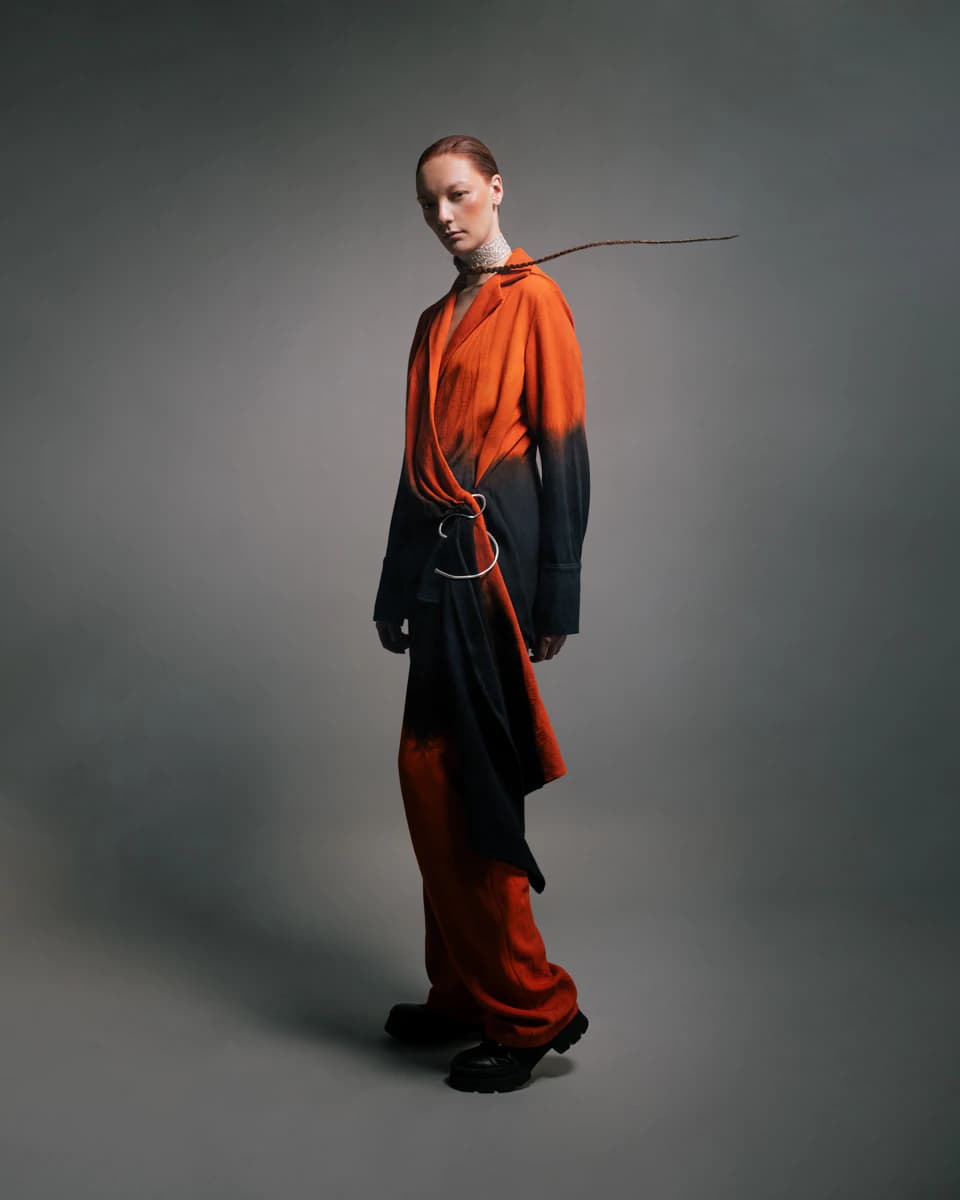 ASYMMETRICAL GRADIENT SHIRT - imagen 4