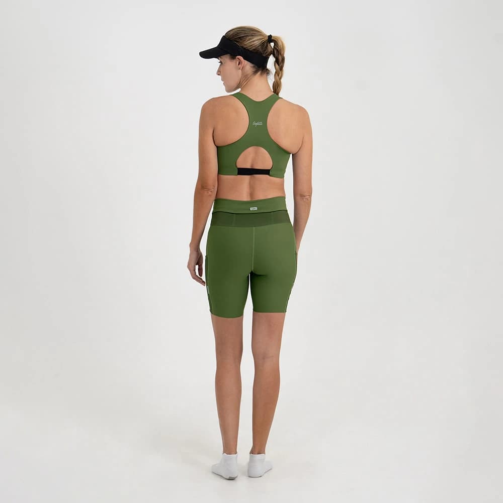 SHORT RUNNING TITÁN 2.0 OLIVA PARA MUJER - imagen 2