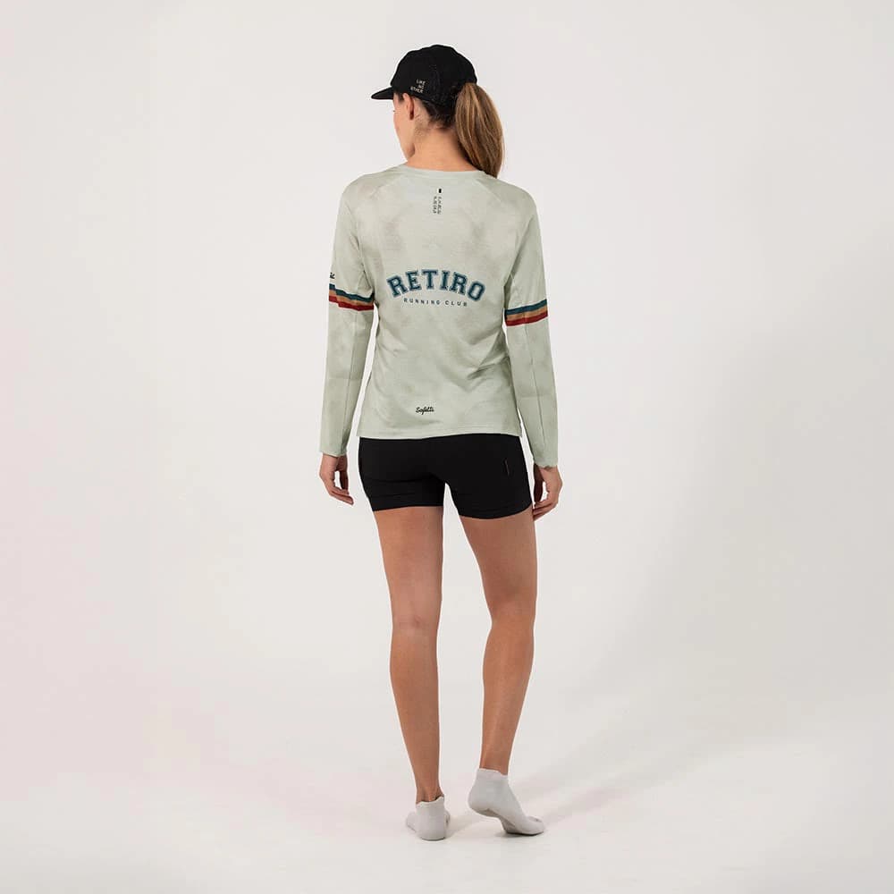 CAMISETA RUNNING MANGA LARGA RETIRO 2025 PARA MUJER - imagen 2