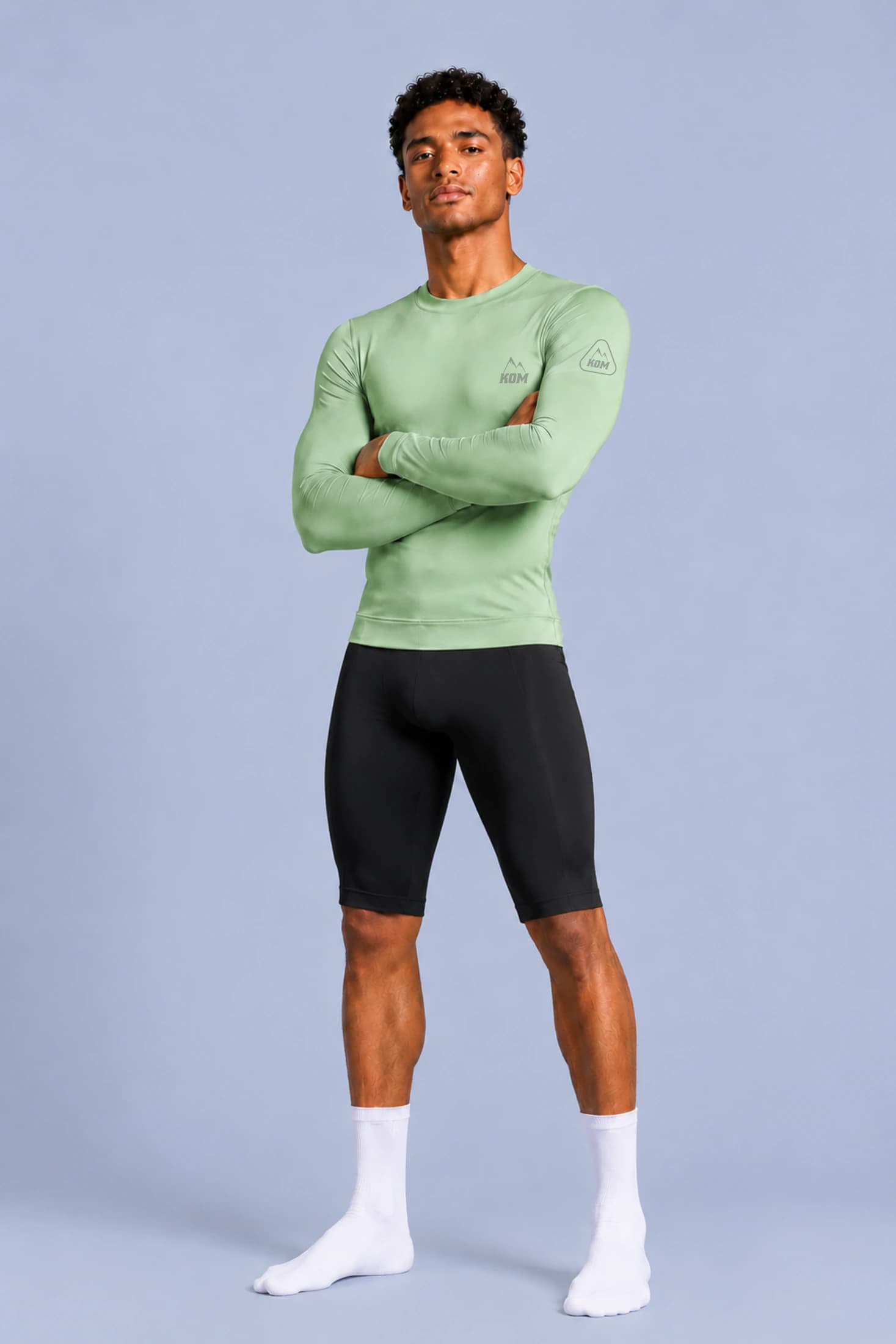 Jersey Manga Larga Sin Cremallera Hombre - Ciclismo - imagen 1