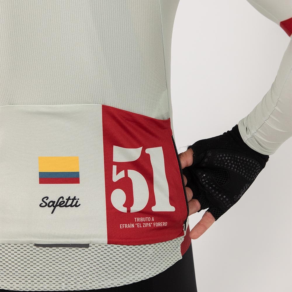CAMISA CICLISMO MANGA LARGA COLOMBIA 51 PARA HOMBRE - imagen 3