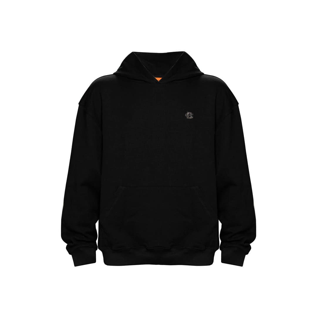 Buzo Hoodie Oversize Negro | Basics Chrome