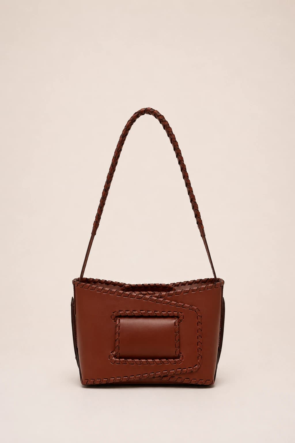 Omamori Bag, Braided - Brown - imagen 1
