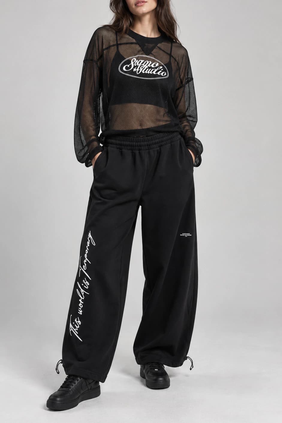 Buzo Malla Dama Sogno/Studio Boxy- Negro - imagen 2