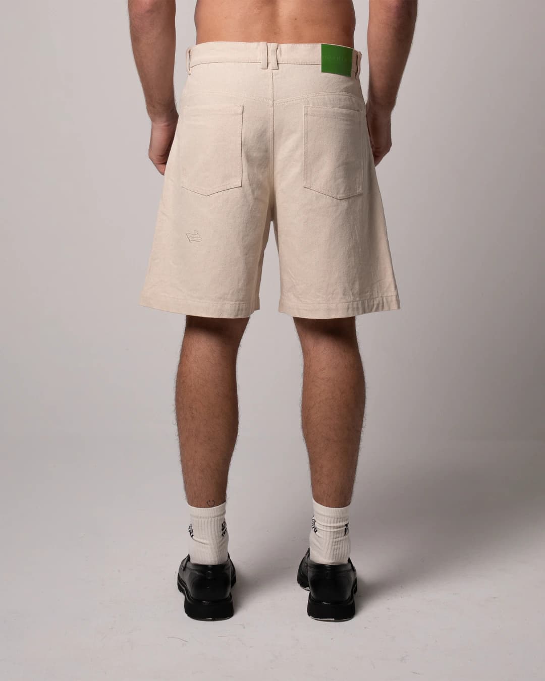NATIVE CREAM DENIM SHORT - imagen 4
