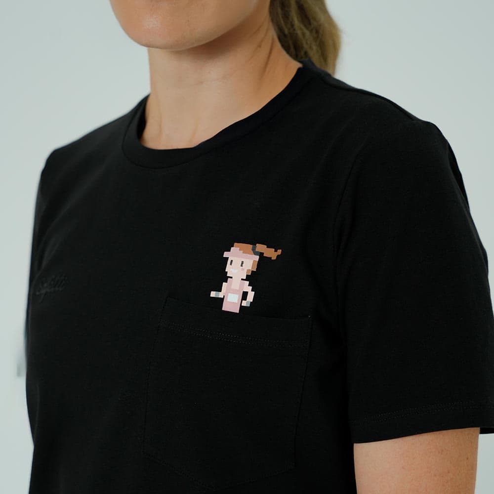CAMISETA  LIFESTYLE EVO NERO PARA MUJER - imagen 3