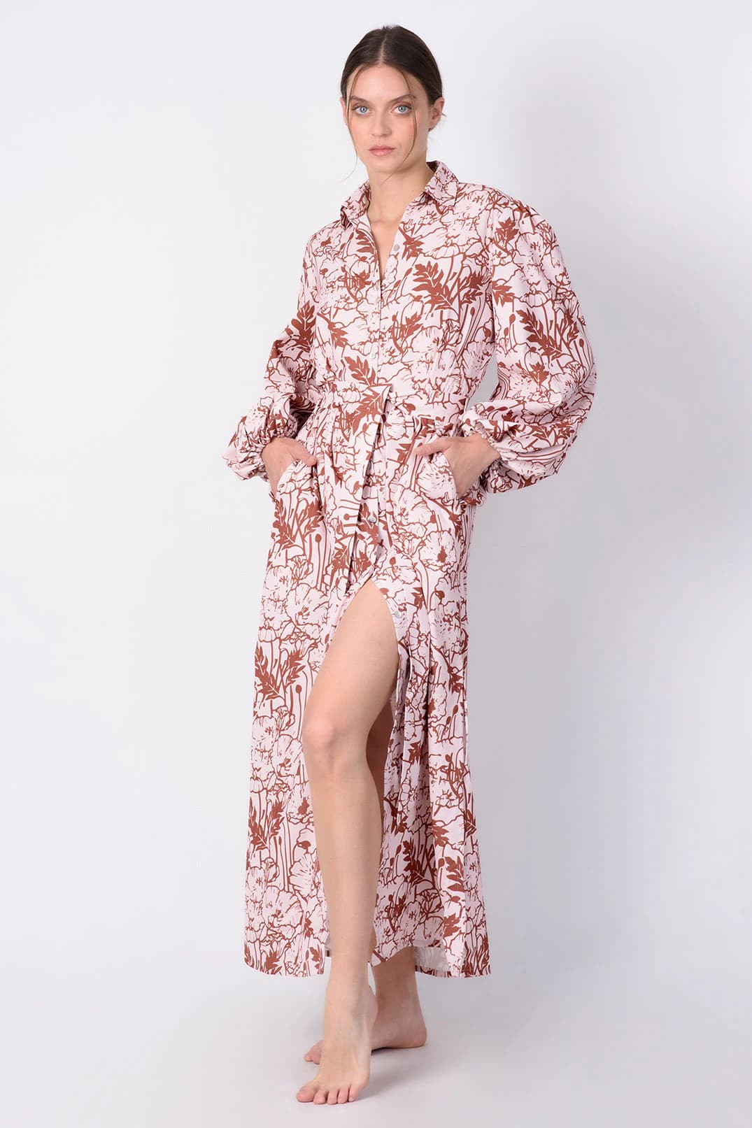 Vestido Amuleto Japonesas Nude - imagen 1