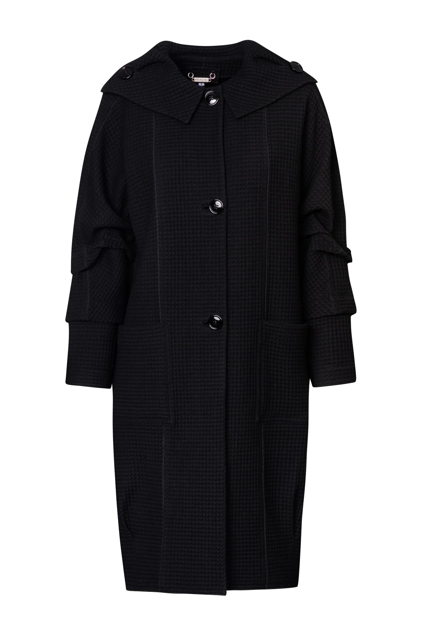 Waffle Lightweight Wool Sailor Coat - imagen 2