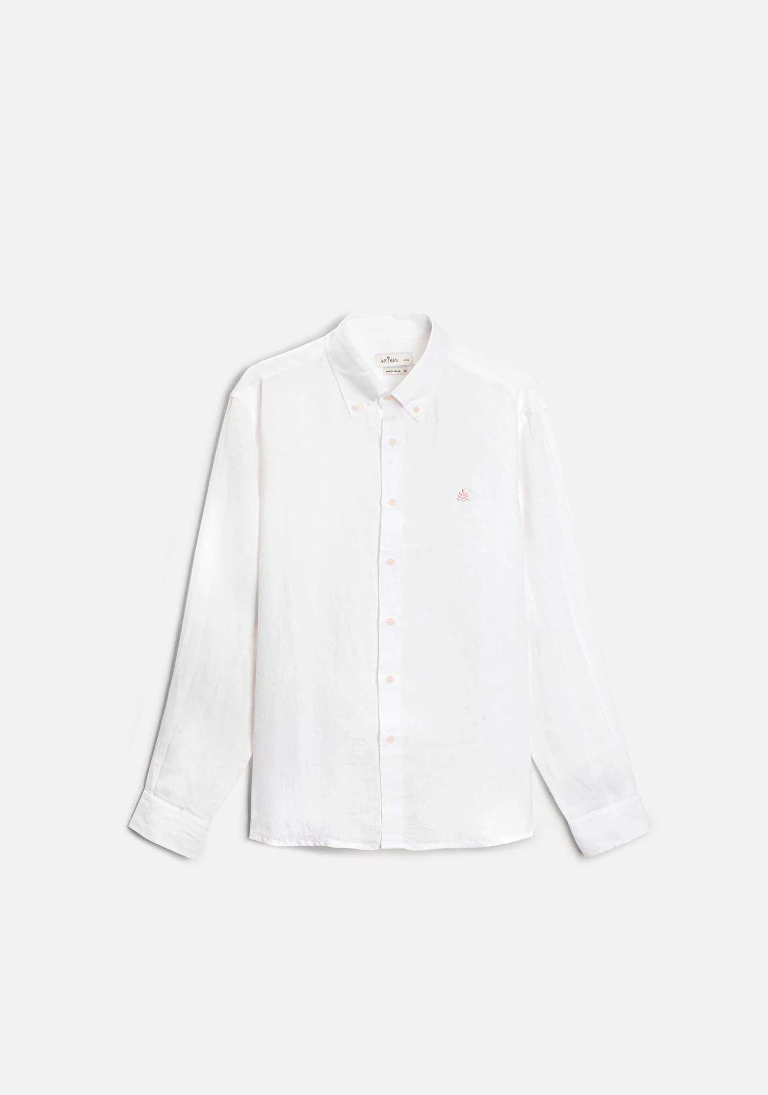 Camisa H CBD Lino L-Ros Blanco - imagen 1