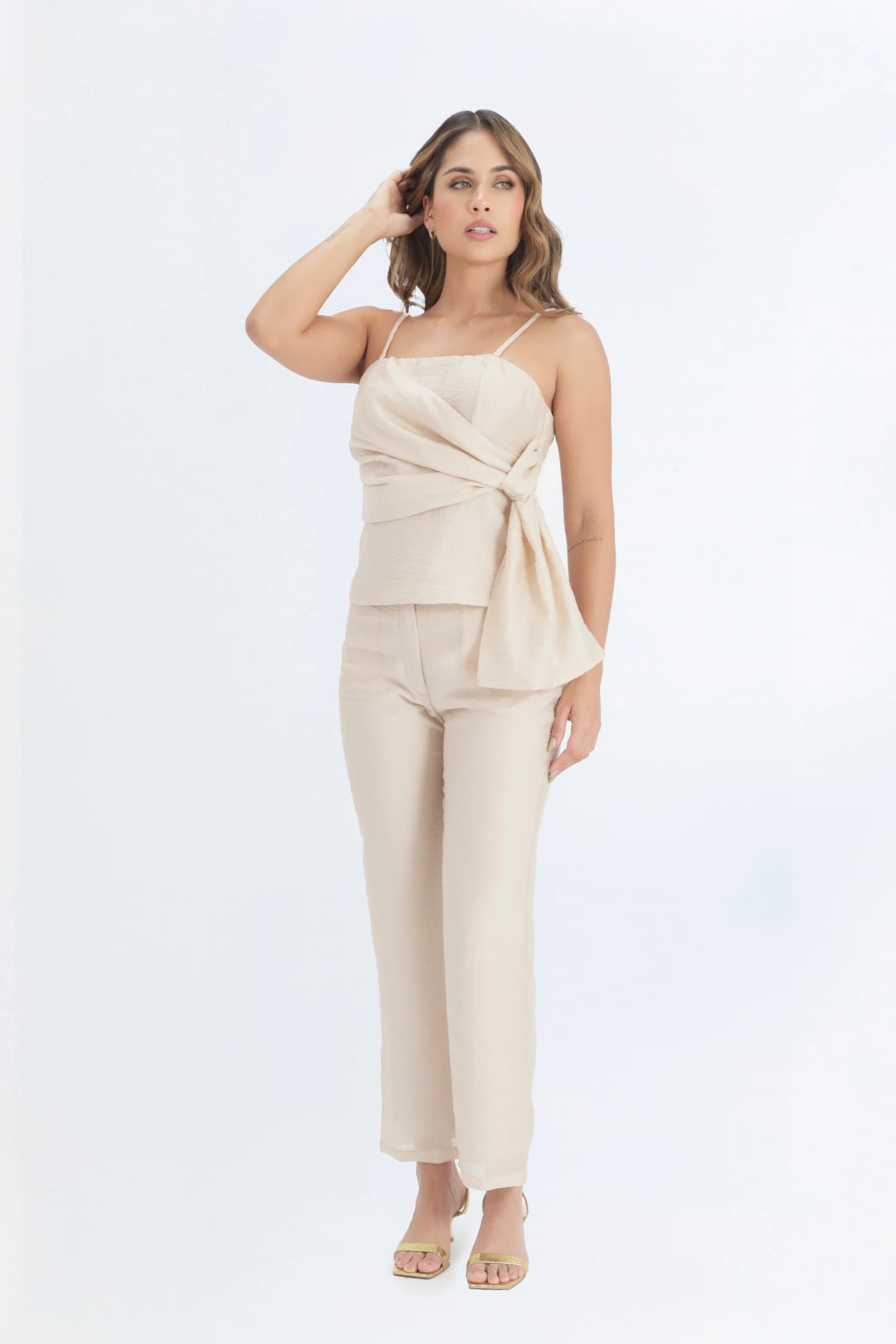 BLUSA NUDO EN FRENTE PARA MUJER 1154075 - imagen 1