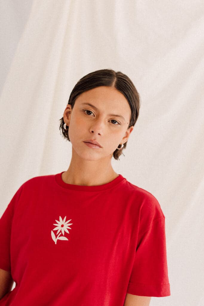CAMISETA PRIMAVERA ROJA - imagen 2