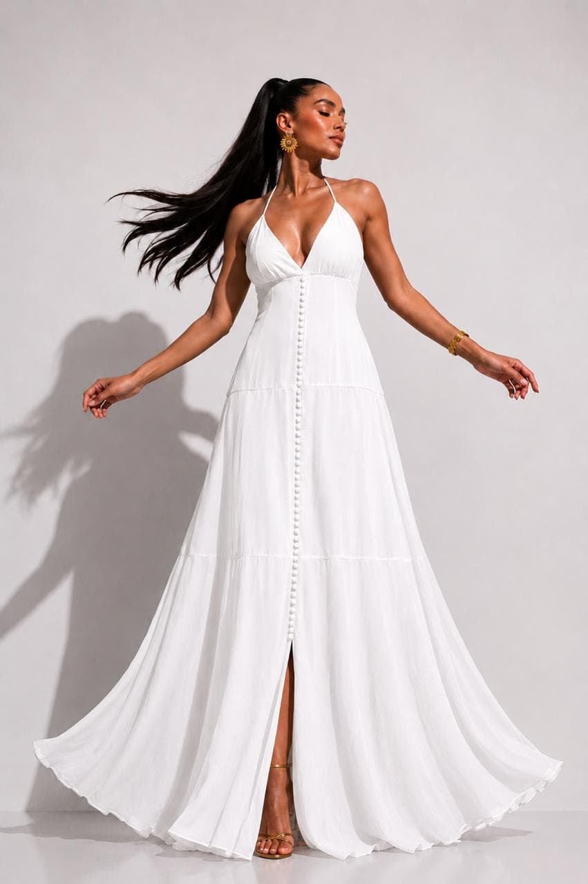 Vestido Heliconia Blanco - imagen 2