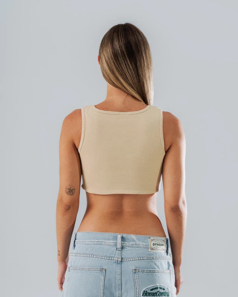 Crop Top Basic Arena - imagen 2