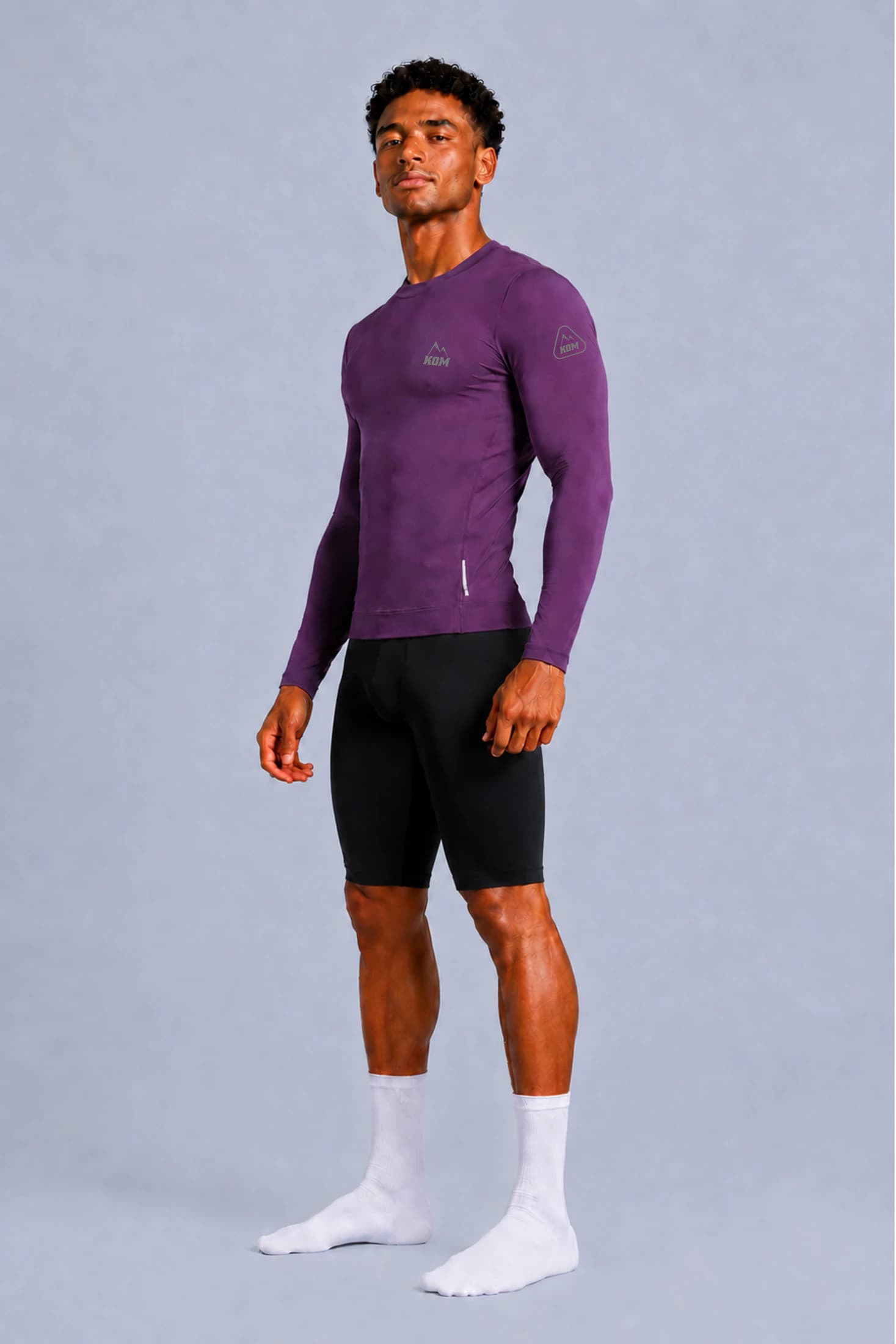 Jersey Manga Larga Sin Cremallera Hombre - Ciclismo - imagen 2