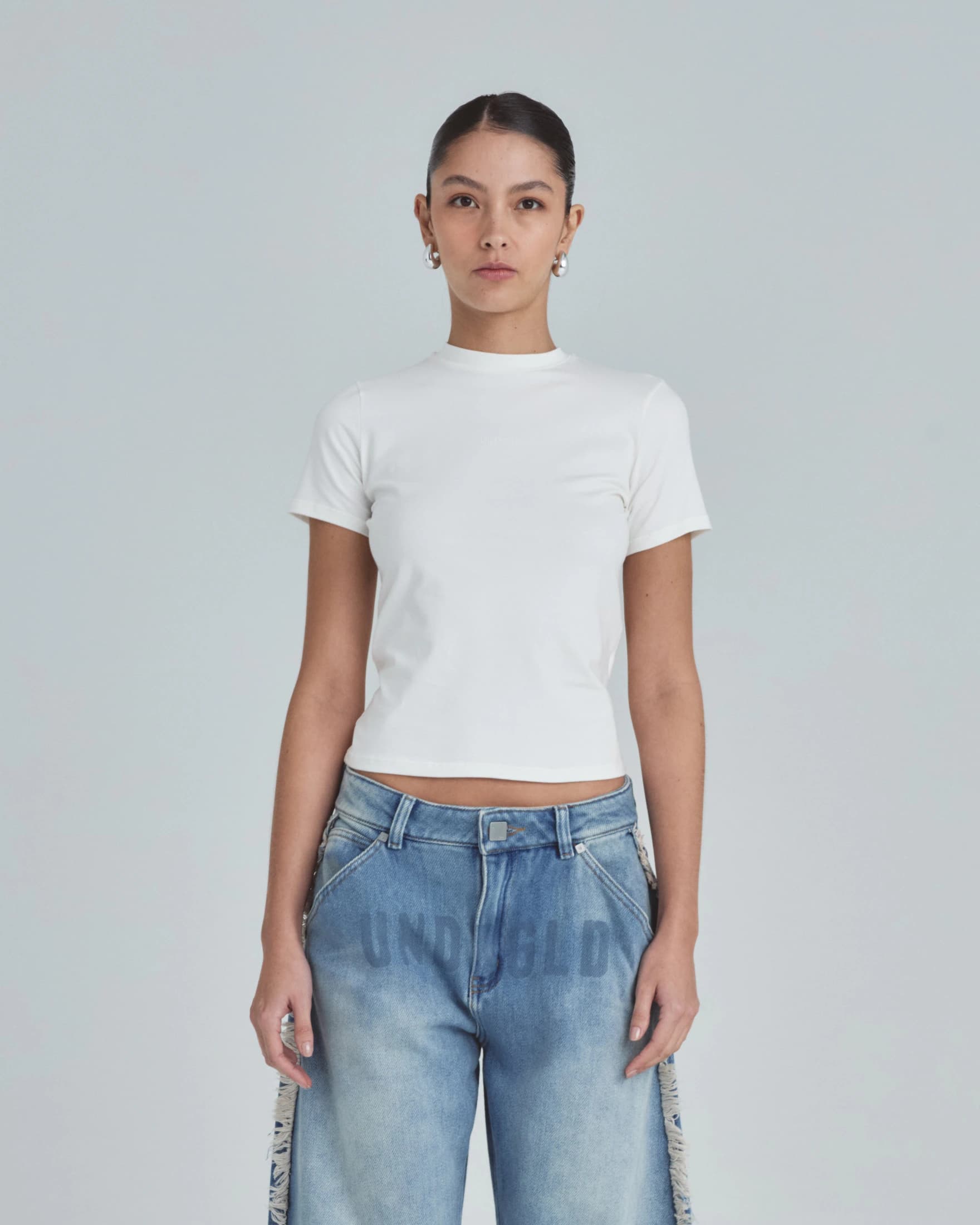 Line Undergold Studio Long Baby Tee White - imagen 2