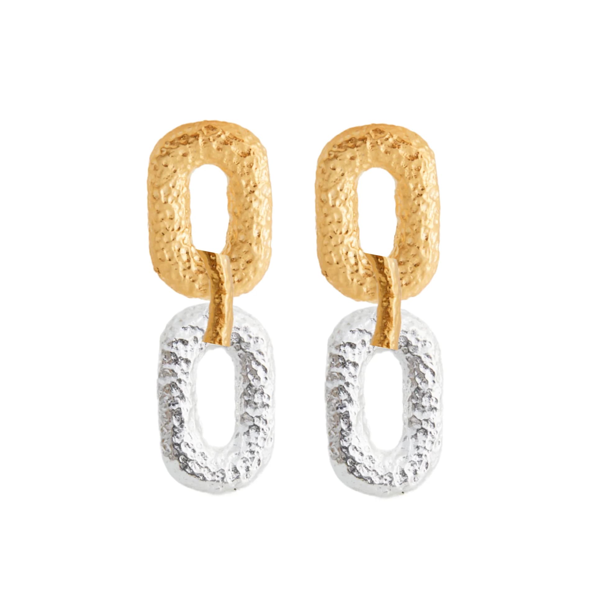 Connected Link Earrings - imagen 4