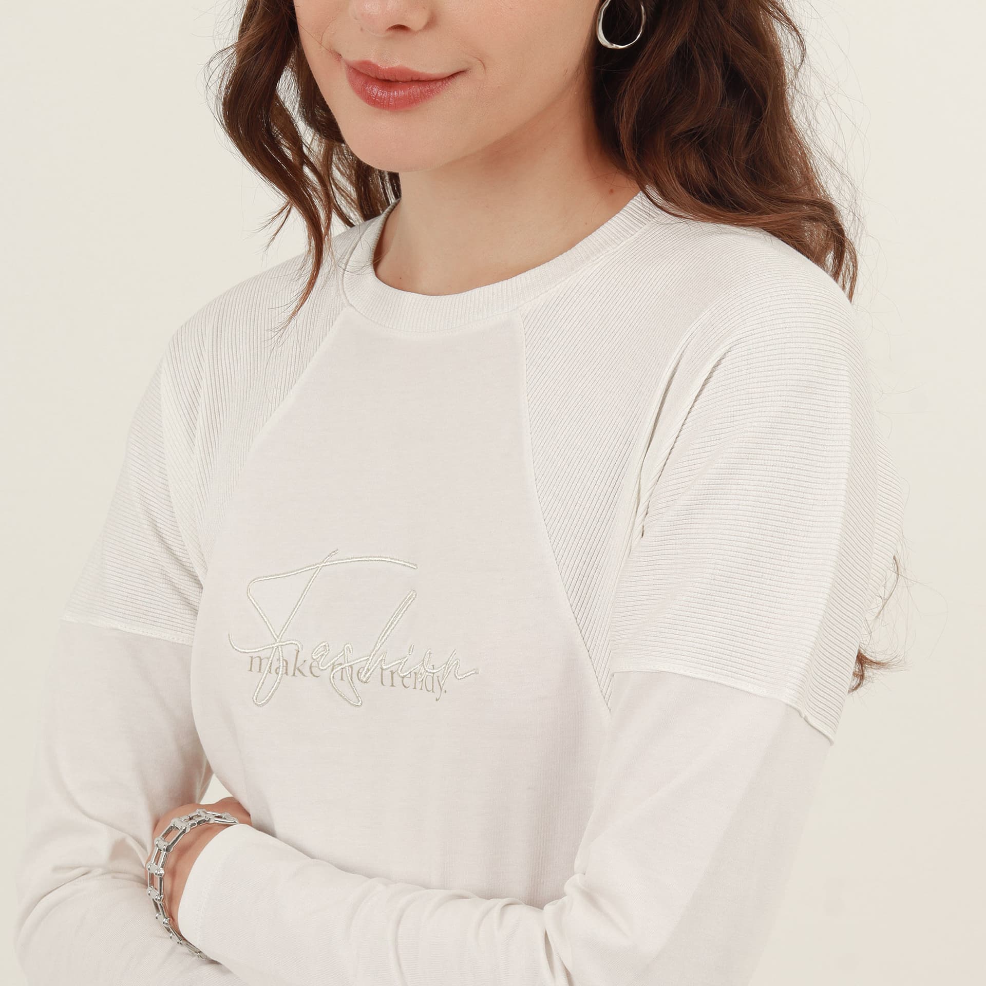 Camiseta Cuello Redondo Manga Larga - imagen 2