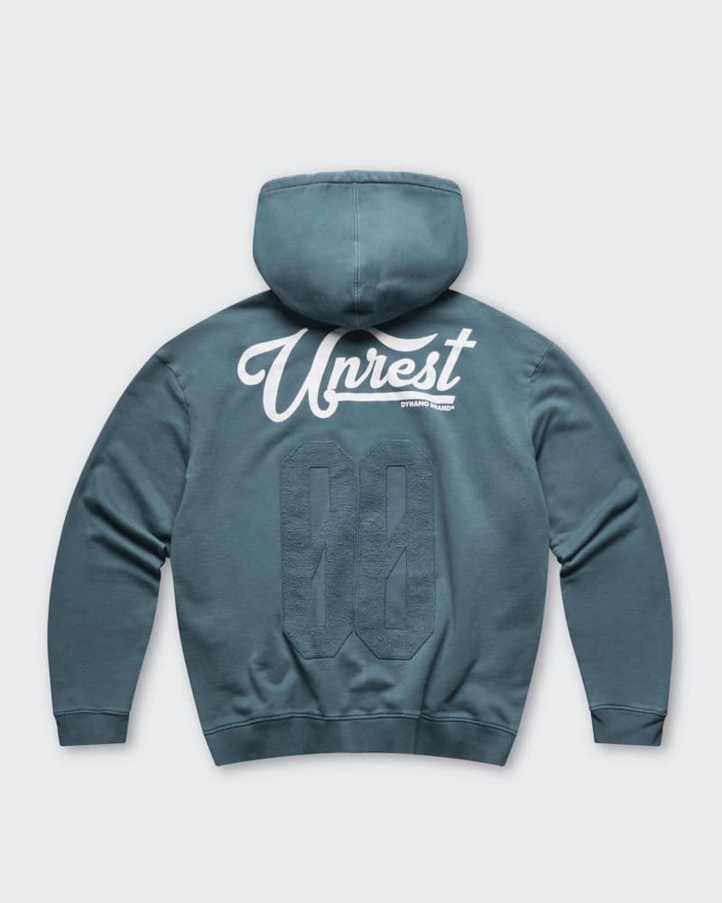 Hoodie Oversize azul Cloud Zip