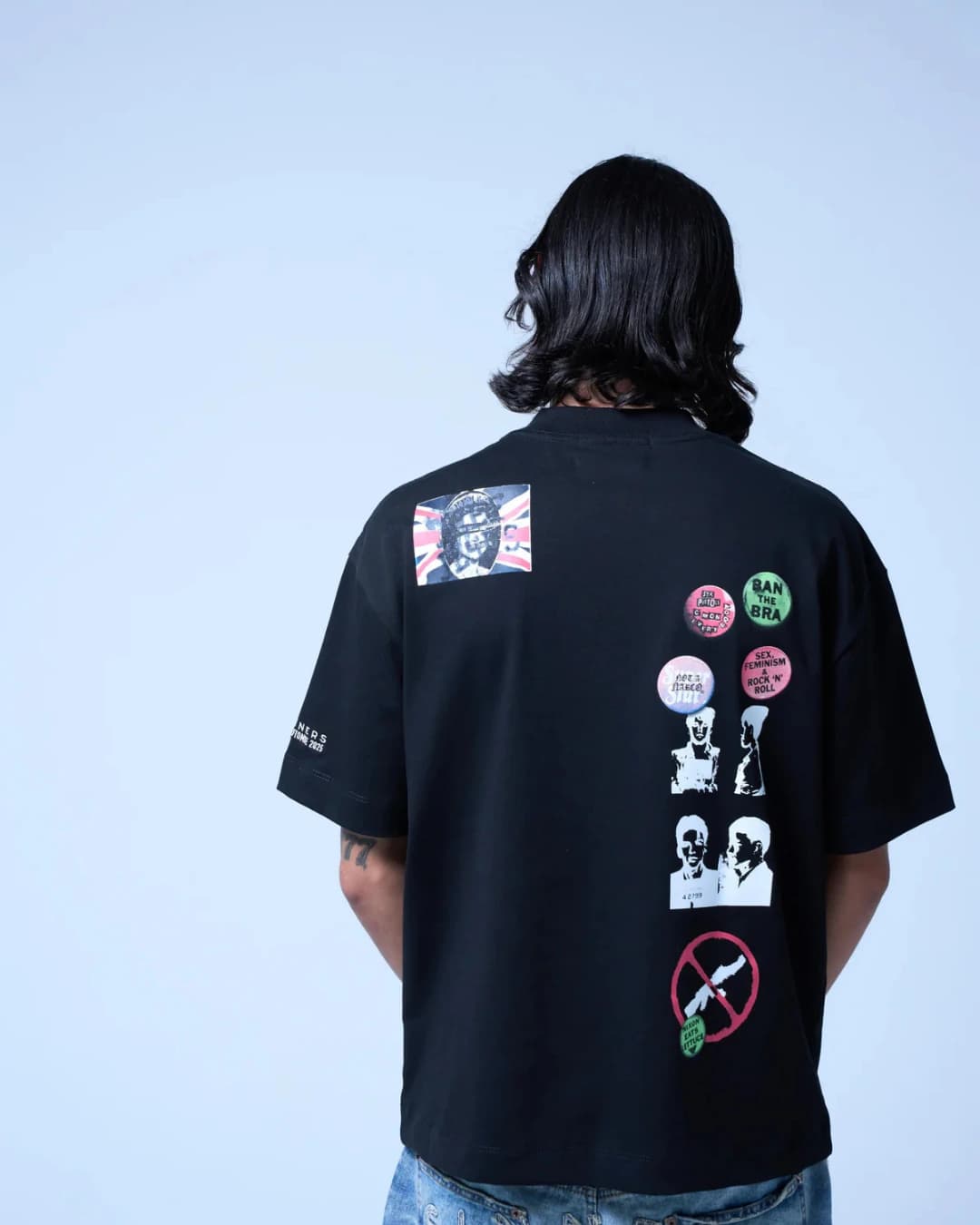 STAMPS BLACK T-SHIRT - imagen 2