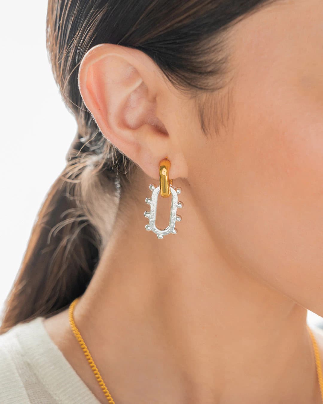 Aretes 2 en 1 Fiesta Dots - imagen 1