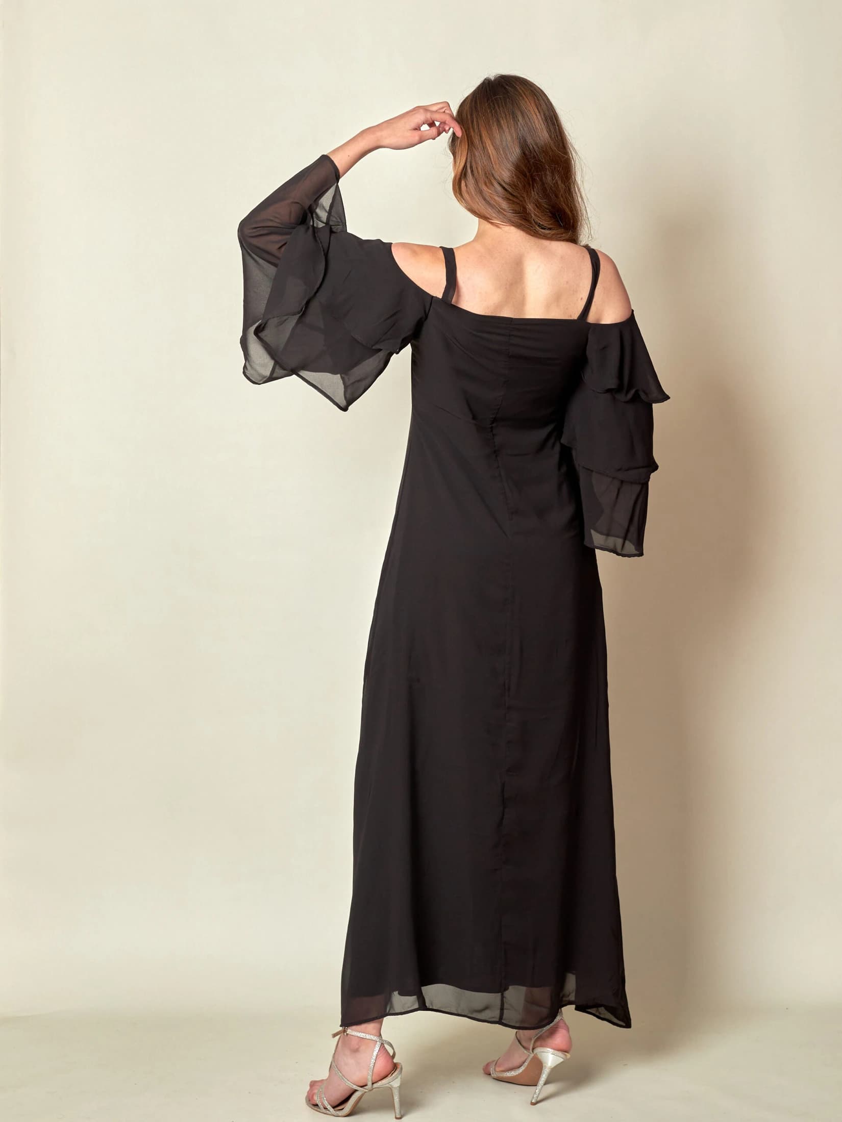 Vestido Sicilia Negro - imagen 4