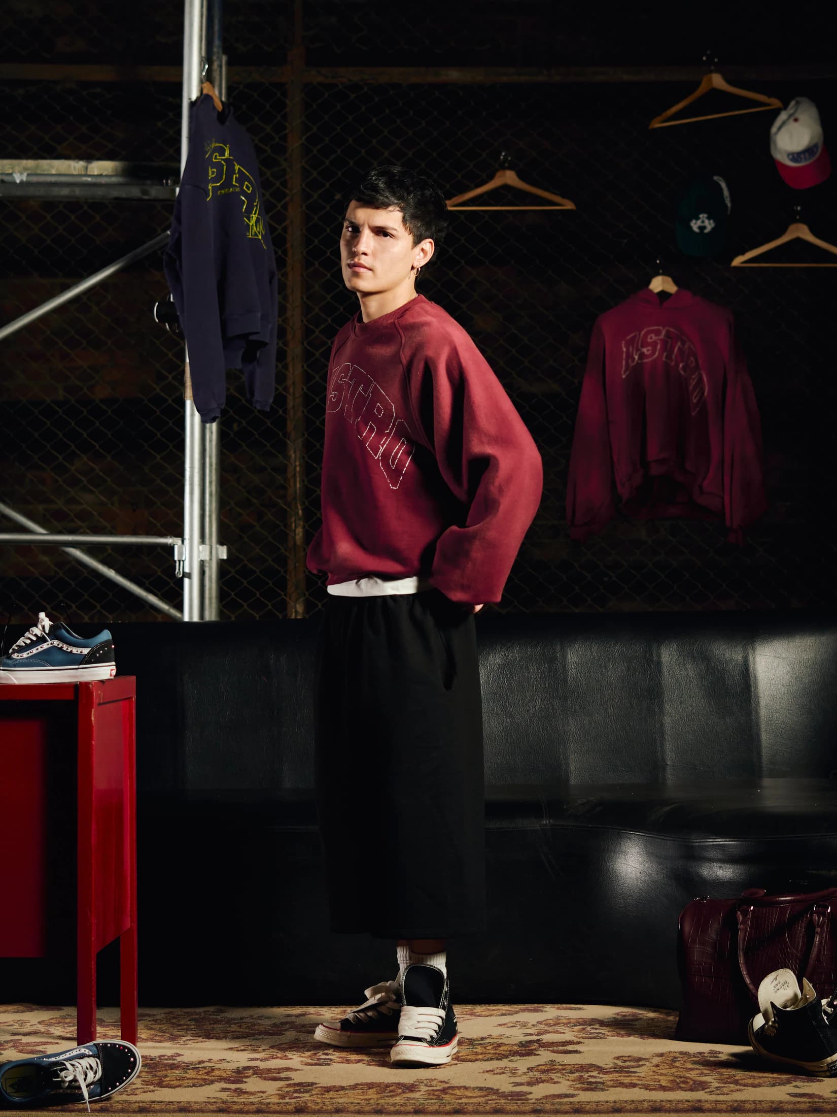 Crewneck Sun Faded — Burgundy - imagen 5